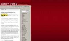 Cody Foss WordPress Template